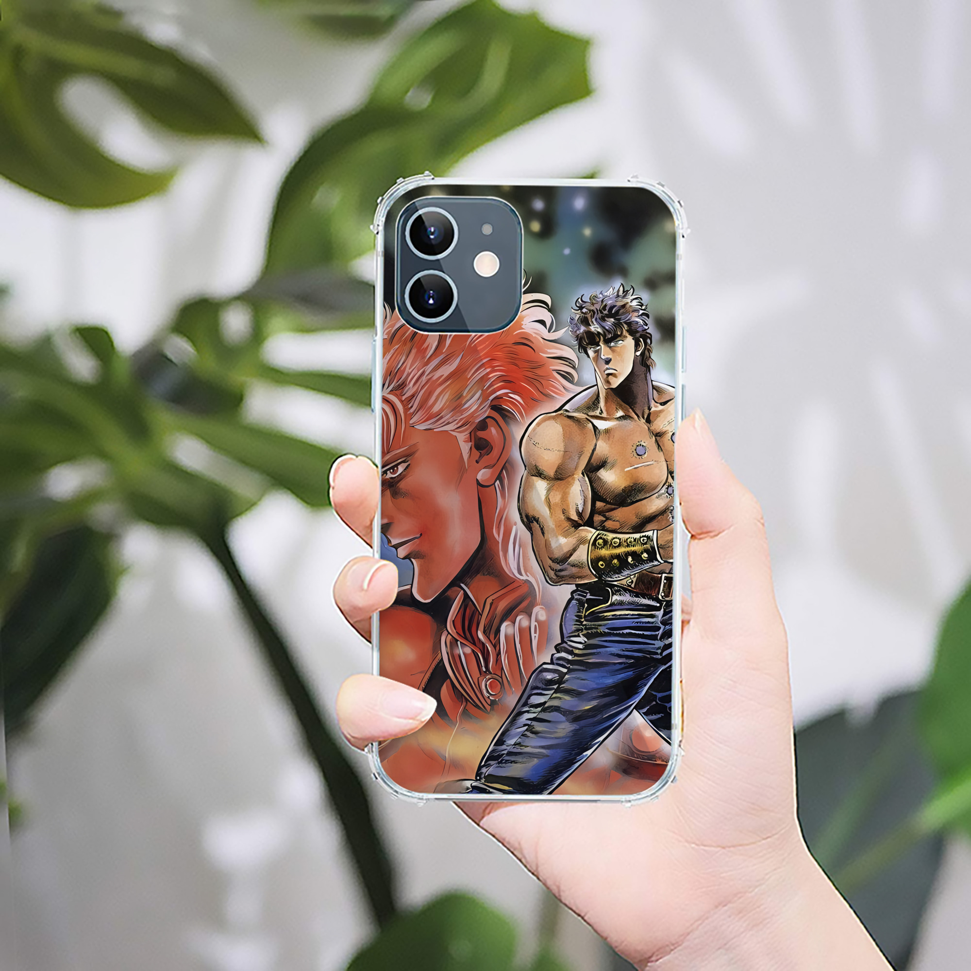 （画像用） 北斗の拳 Fist of the North Star 【iPhone 12シリーズ対応】透明スマホケース（クリアソフトケース）